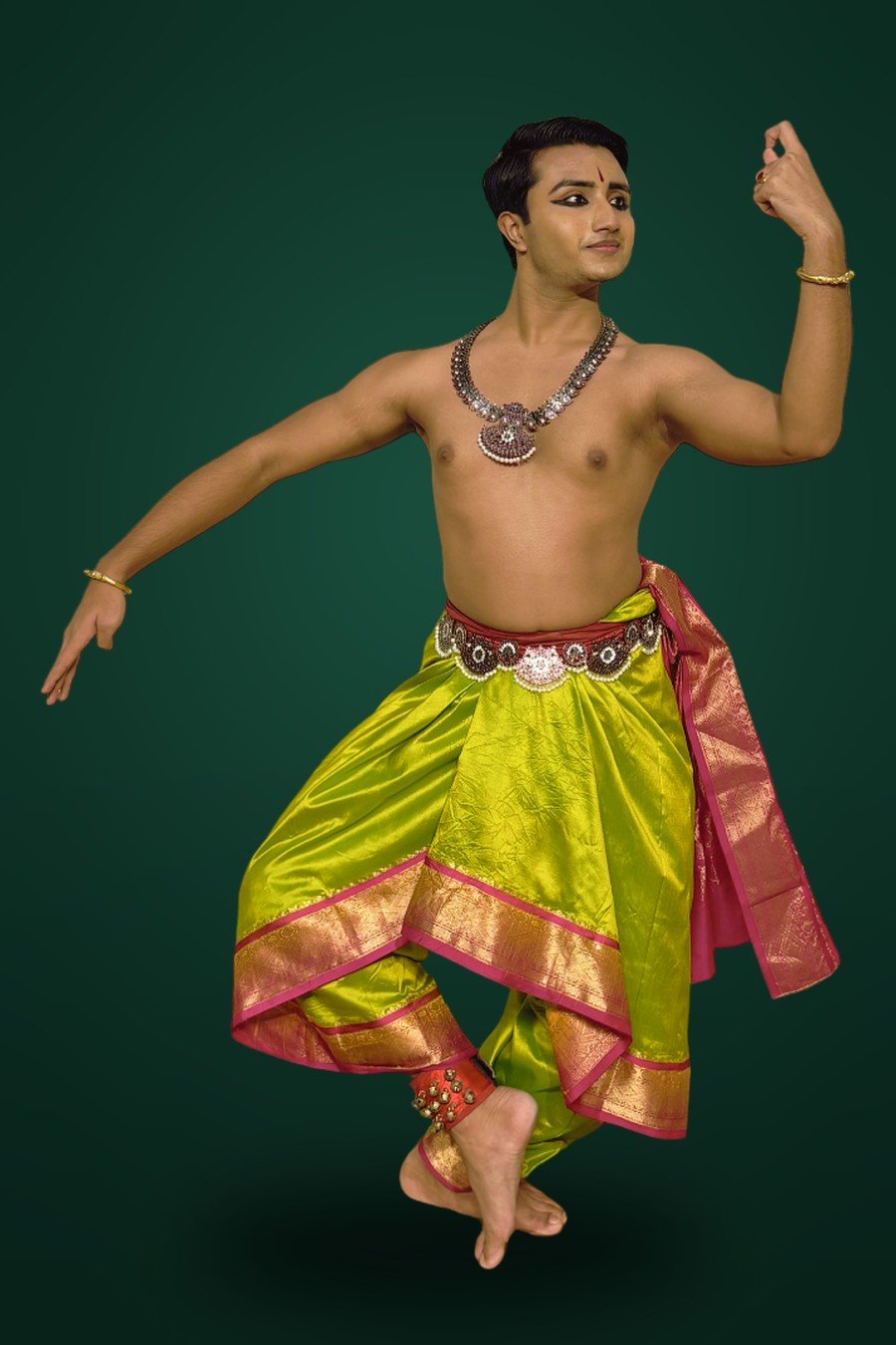 Ranbbir Banerjee performing Bharatanatyam