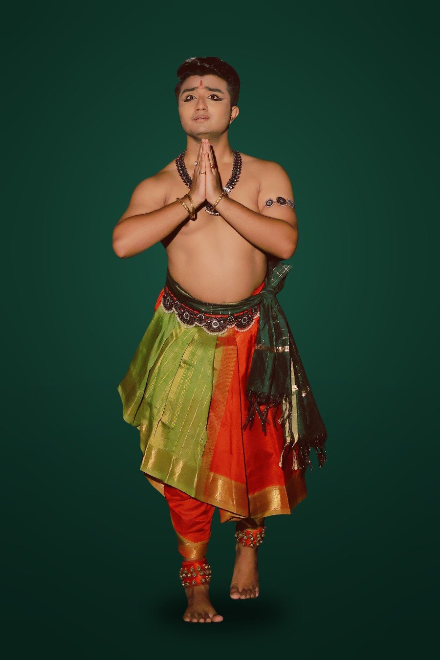 Ranbbir Banerjee performing Bharatanatyam