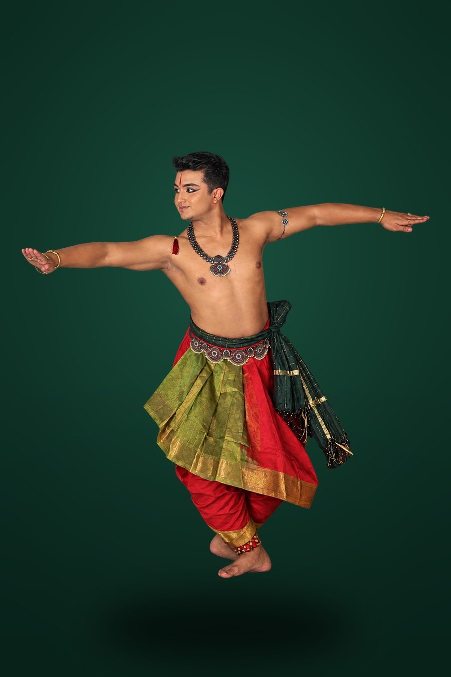 Ranbbir Banerjee performing Bharatanatyam